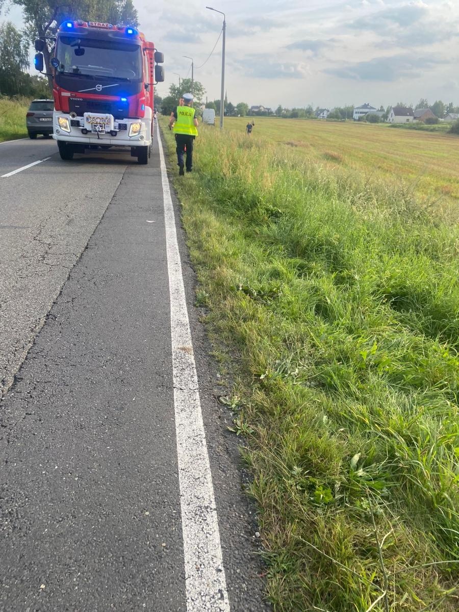 Zdjęcie w galerii na portalu naszraciborz.pl: Mercedes i BMW zderzyły się na trasie Racibórz-Babice wiadomości z regionu