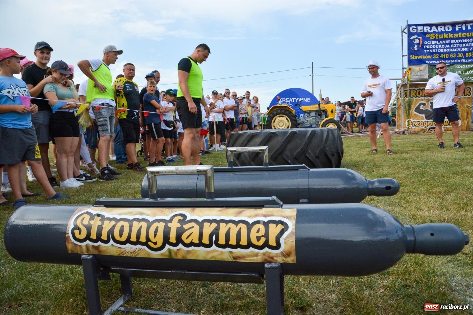 Zdjęcie w galerii na portalu naszraciborz.pl: Bamberparty 2024. Zawody farmerów strongmanów w Grzegorzowicach wiadomości z regionu