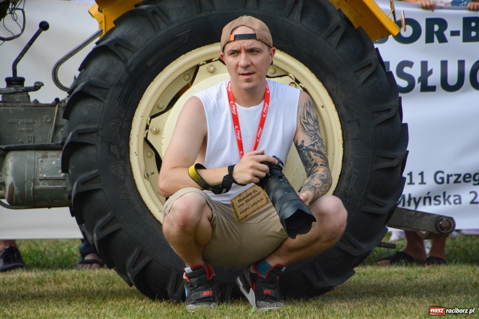 Zdjęcie w galerii na portalu naszraciborz.pl: Bamberparty 2024. Zawody farmerów strongmanów w Grzegorzowicach wiadomości z regionu