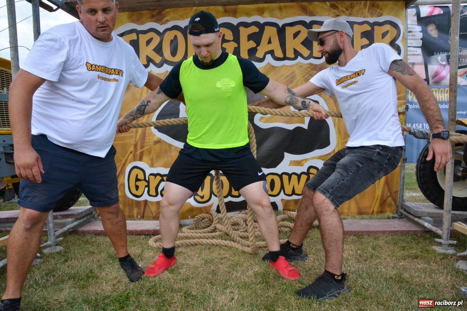 Zdjęcie w galerii na portalu naszraciborz.pl: Bamberparty 2024. Zawody farmerów strongmanów w Grzegorzowicach wiadomości z regionu