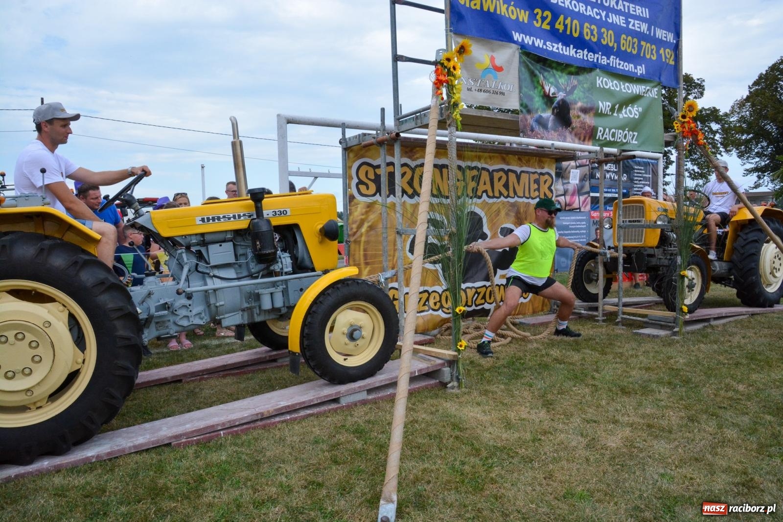 Zdjęcie w galerii na portalu naszraciborz.pl: Bamberparty 2024. Zawody farmerów strongmanów w Grzegorzowicach wiadomości z regionu