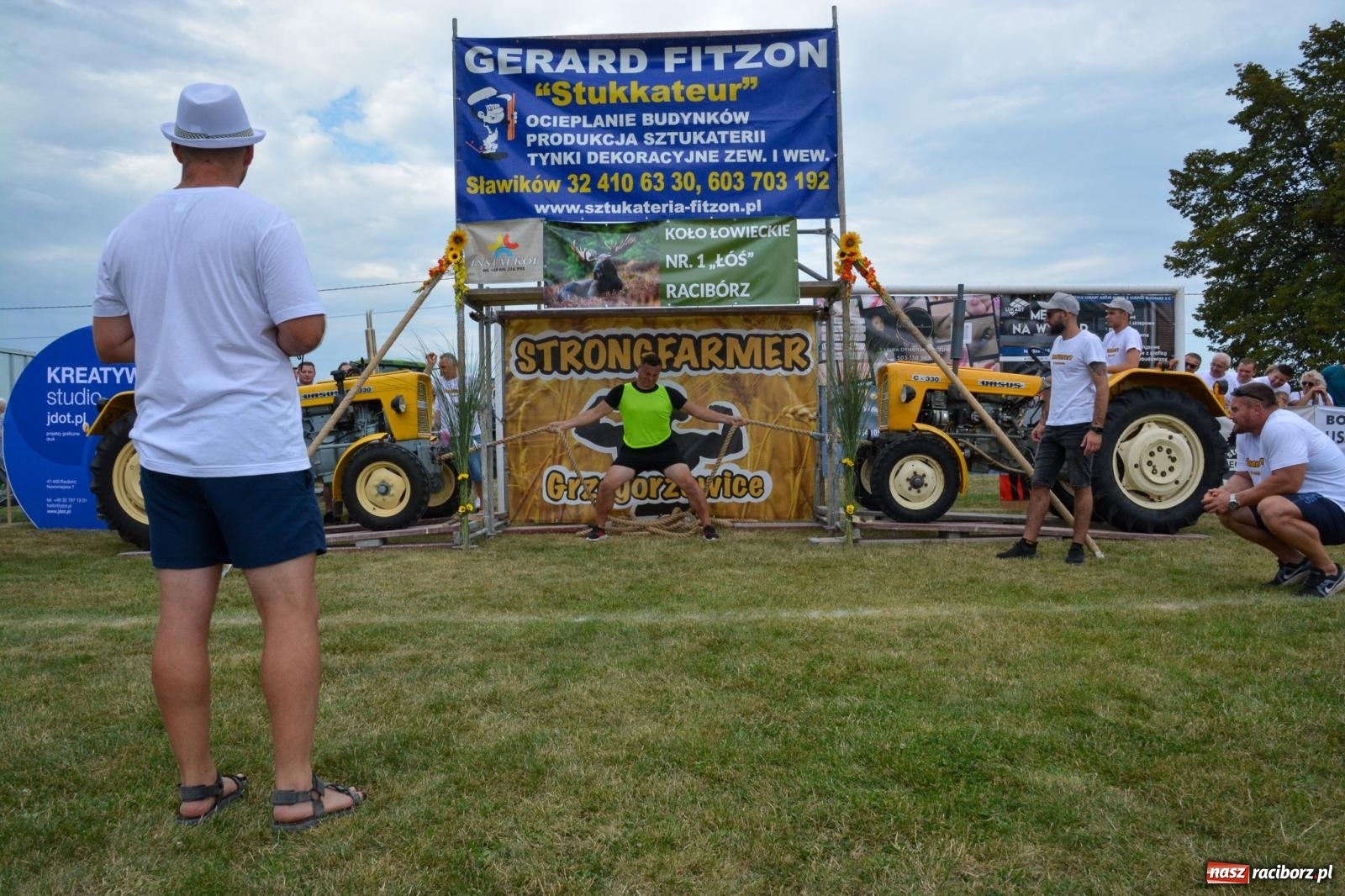 Zdjęcie w galerii na portalu naszraciborz.pl: Bamberparty 2024. Zawody farmerów strongmanów w Grzegorzowicach wiadomości z regionu