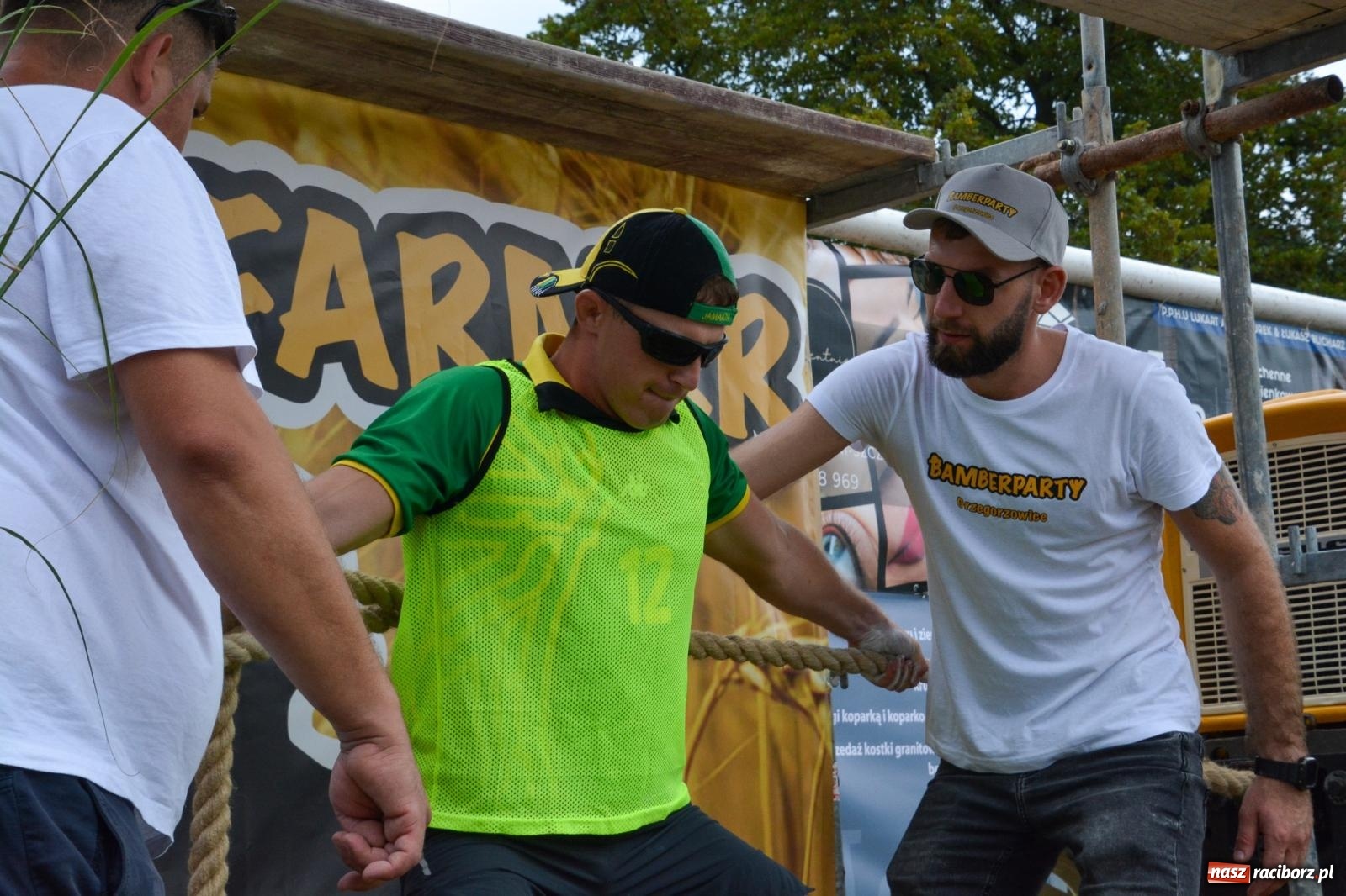 Zdjęcie w galerii na portalu naszraciborz.pl: Bamberparty 2024. Zawody farmerów strongmanów w Grzegorzowicach wiadomości z regionu