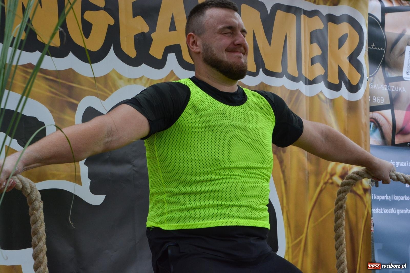 Zdjęcie w galerii na portalu naszraciborz.pl: Bamberparty 2024. Zawody farmerów strongmanów w Grzegorzowicach wiadomości z regionu