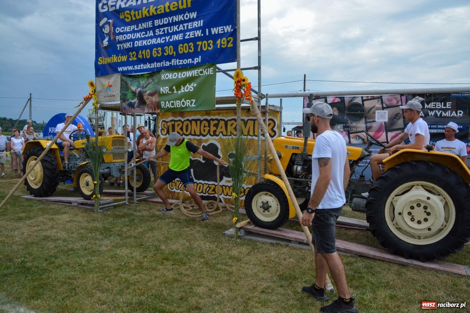 Zdjęcie w galerii na portalu naszraciborz.pl: Bamberparty 2024. Zawody farmerów strongmanów w Grzegorzowicach wiadomości z regionu
