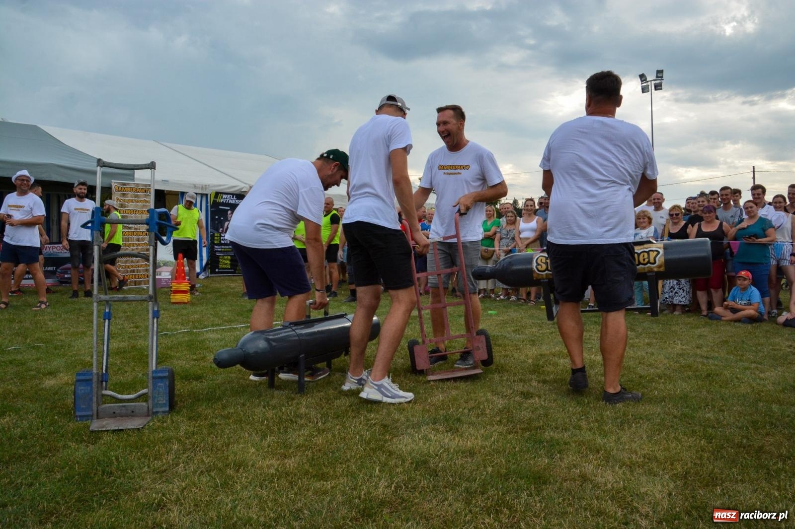 Zdjęcie w galerii na portalu naszraciborz.pl: Bamberparty 2024. Zawody farmerów strongmanów w Grzegorzowicach wiadomości z regionu