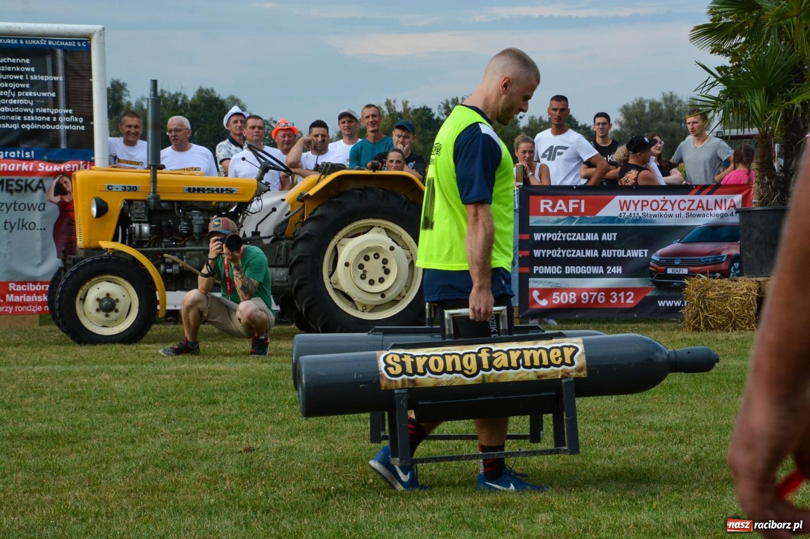 Zdjęcie w galerii na portalu naszraciborz.pl: Bamberparty 2024. Zawody farmerów strongmanów w Grzegorzowicach wiadomości z regionu