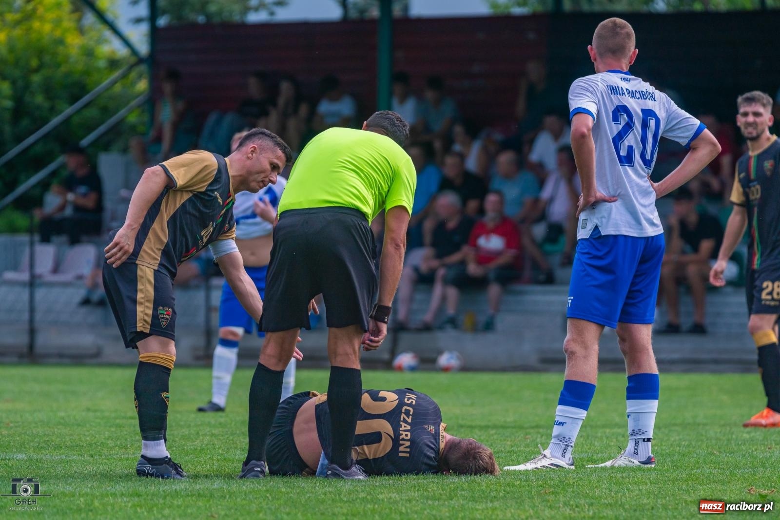 Zdjęcie w galerii na portalu naszraciborz.pl: Wawrzyczny show w Gorzycach. Unia znów bez punktów [FOTO] wiadomości z regionu