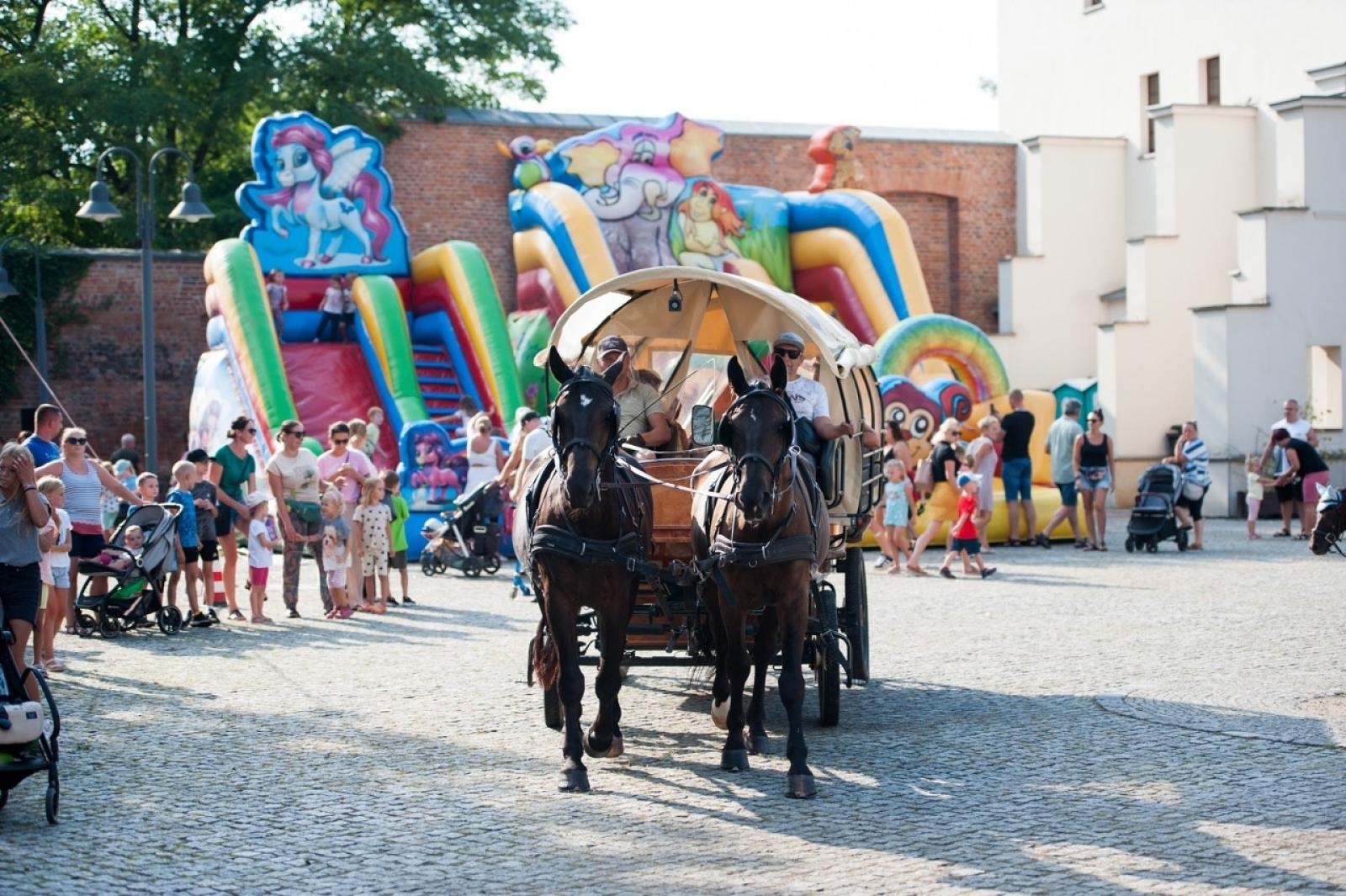 Zdjęcie w galerii na portalu naszraciborz.pl: Wielki finał Wakacji w siodle na Zamku Piastowskim. Tłumy na dziedzińcu [FOTO i WIDEO] wiadomości z regionu