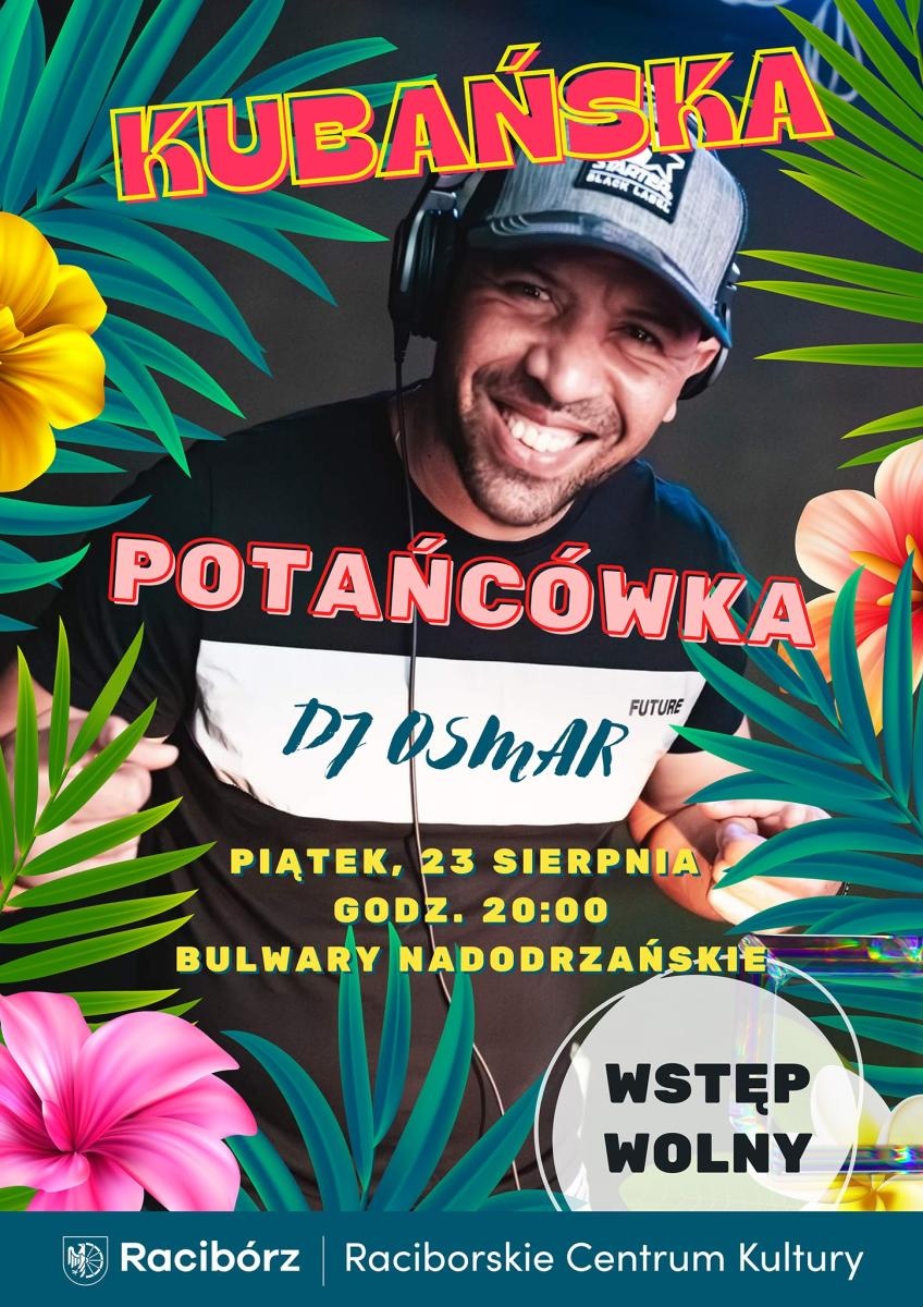 Zdjęcie w galerii na portalu naszraciborz.pl: Kubańczyk Osmar Pegudo osobiście zaprasza na jutrzejszą potańcówkę na bulwarach wiadomości z regionu