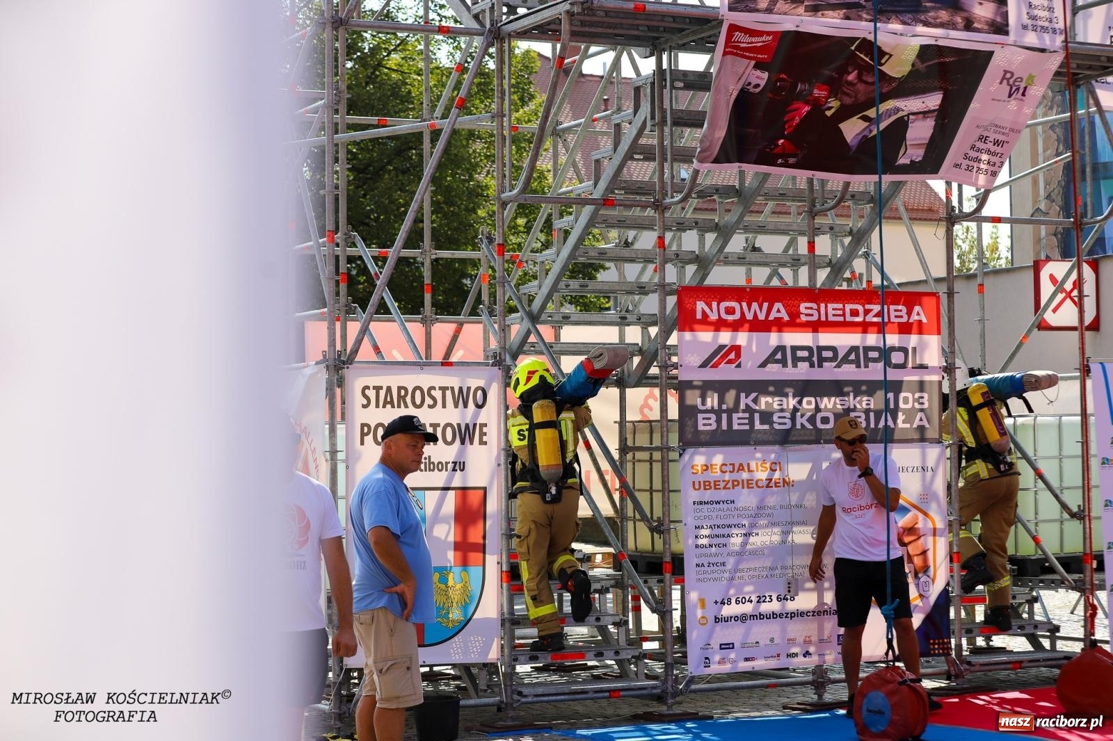 Zdjęcie w galerii na portalu naszraciborz.pl: Toughest Firefighter Racibórz 2024: Siła, wytrzymałość i duch strażackiej rywalizacji na placu Dominikańskim [FOTO i WIDEO] wiadomości z regionu