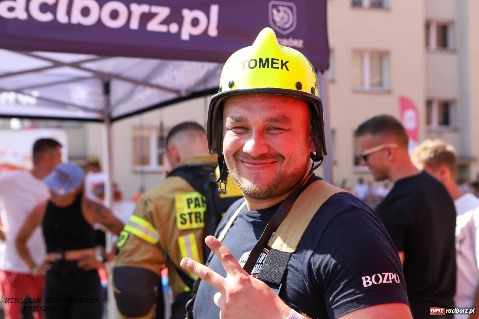 Zdjęcie w galerii na portalu naszraciborz.pl: Toughest Firefighter Racibórz 2024: Siła, wytrzymałość i duch strażackiej rywalizacji na placu Dominikańskim [FOTO i WIDEO] wiadomości z regionu