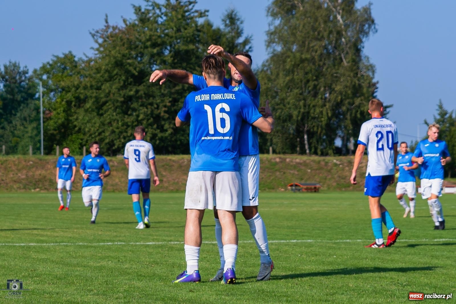 Zdjęcie w galerii na portalu naszraciborz.pl: Patryk Rybczyński bohaterem Unii Racibórz. Pierwsze punkty raciborzan [FOTO] wiadomości z regionu