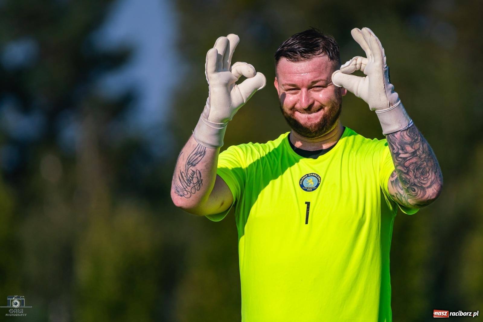 Zdjęcie w galerii na portalu naszraciborz.pl: Patryk Rybczyński bohaterem Unii Racibórz. Pierwsze punkty raciborzan [FOTO] wiadomości z regionu