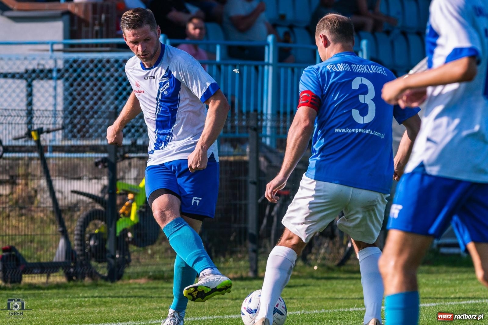 Zdjęcie w galerii na portalu naszraciborz.pl: Patryk Rybczyński bohaterem Unii Racibórz. Pierwsze punkty raciborzan [FOTO] wiadomości z regionu