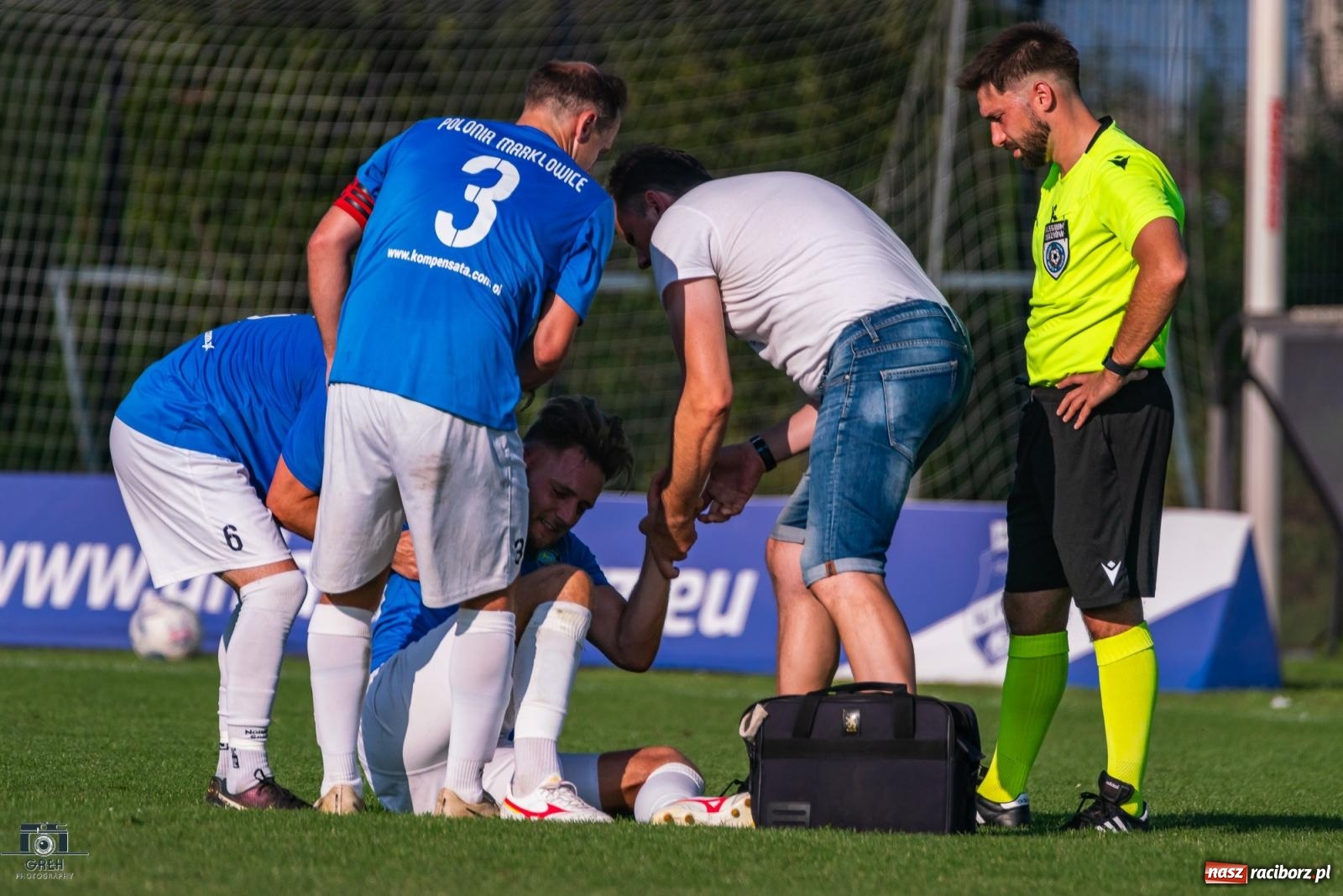 Zdjęcie w galerii na portalu naszraciborz.pl: Patryk Rybczyński bohaterem Unii Racibórz. Pierwsze punkty raciborzan [FOTO] wiadomości z regionu