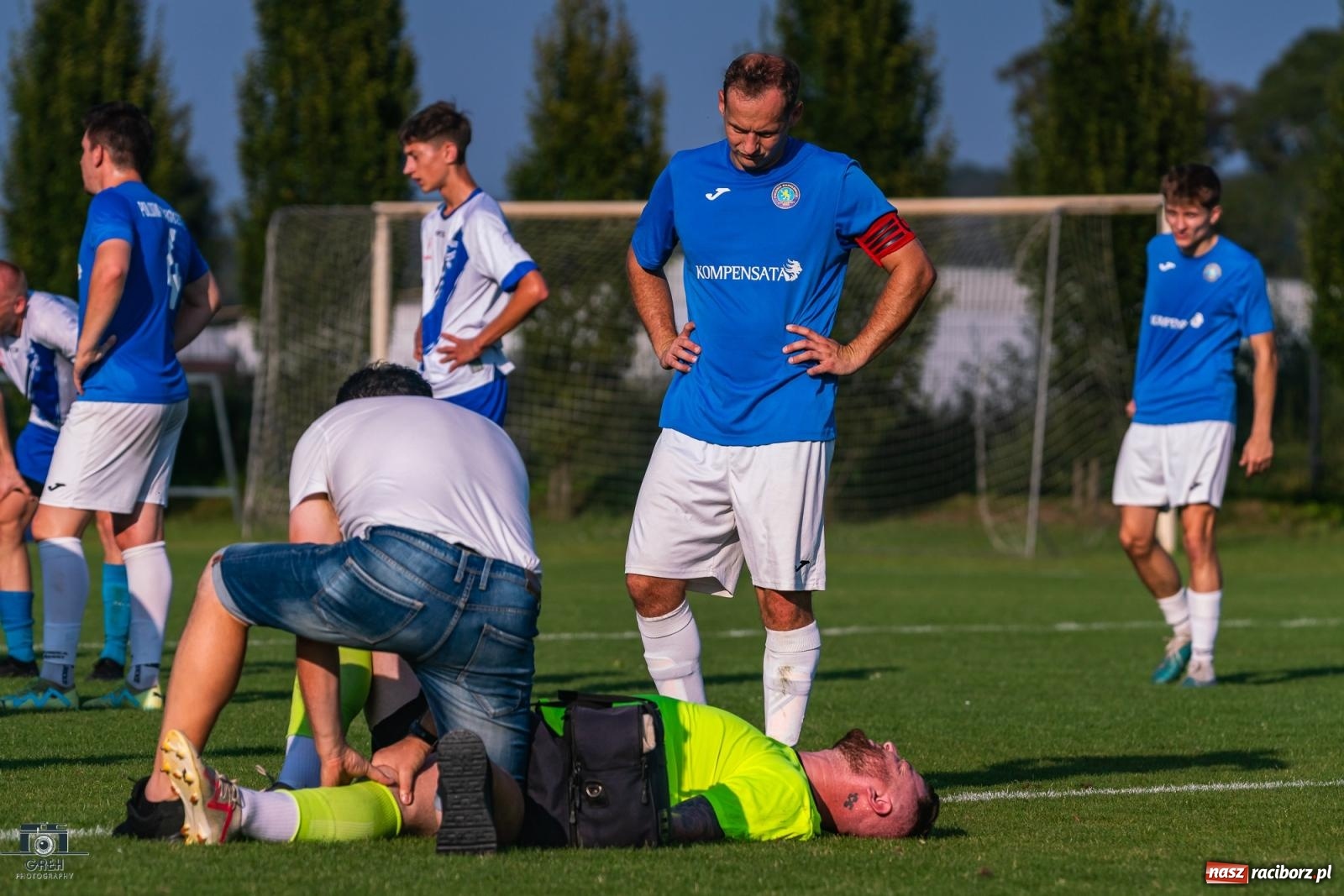 Zdjęcie w galerii na portalu naszraciborz.pl: Patryk Rybczyński bohaterem Unii Racibórz. Pierwsze punkty raciborzan [FOTO] wiadomości z regionu