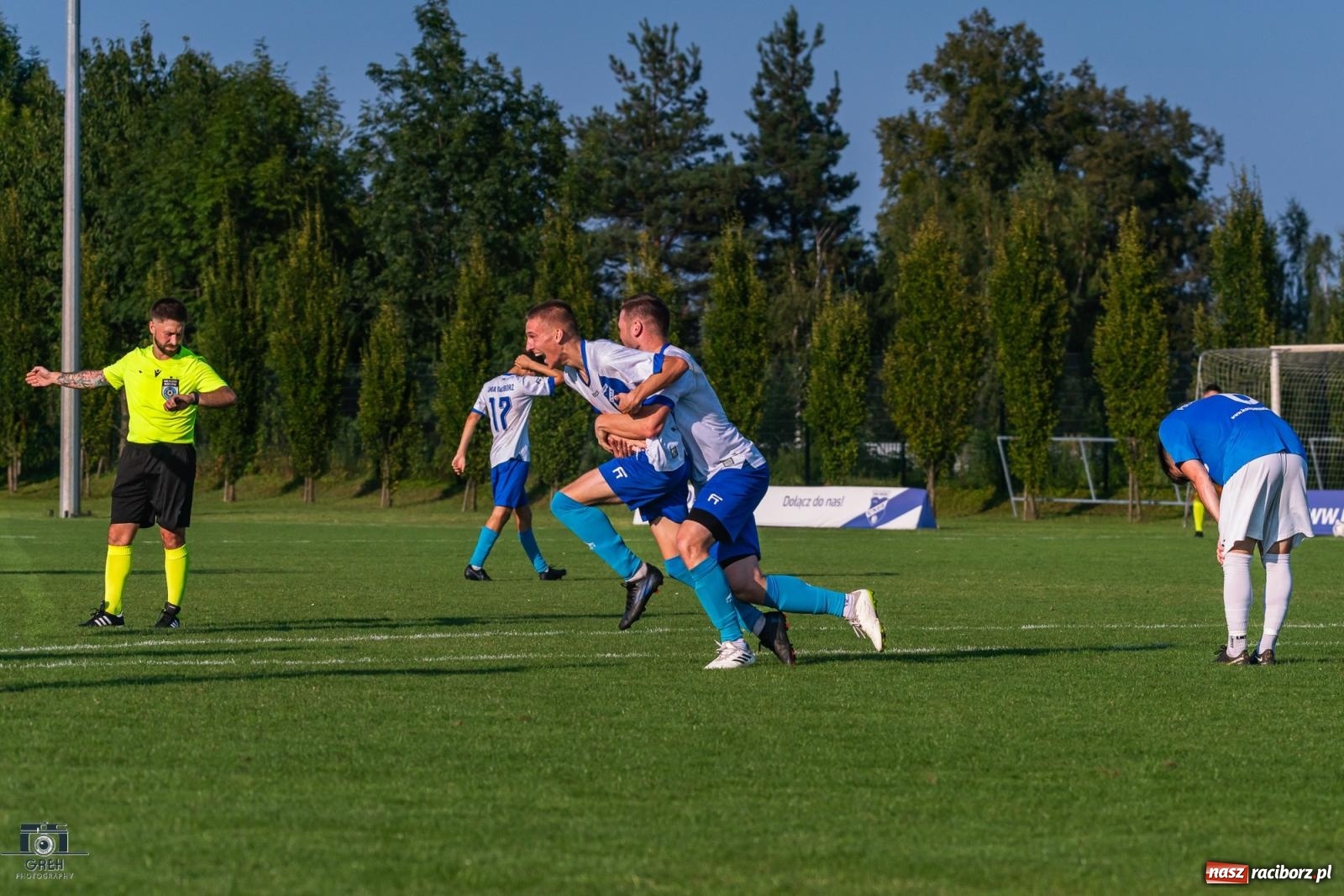 Zdjęcie w galerii na portalu naszraciborz.pl: Patryk Rybczyński bohaterem Unii Racibórz. Pierwsze punkty raciborzan [FOTO] wiadomości z regionu