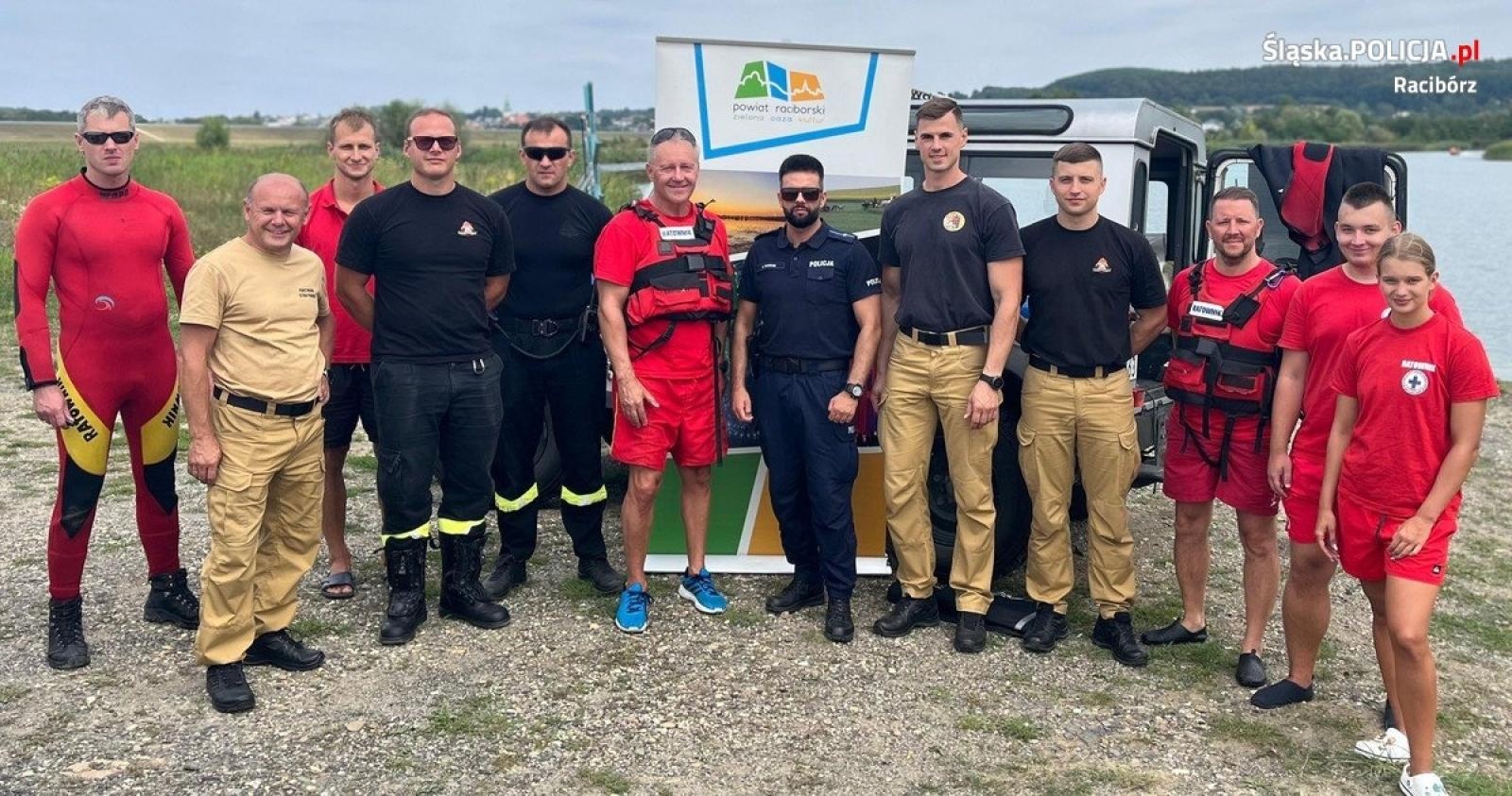 Zdjęcie w galerii na portalu naszraciborz.pl: Wspólne szkolenie policji, straży i WOPR [FOTO] wiadomości z regionu