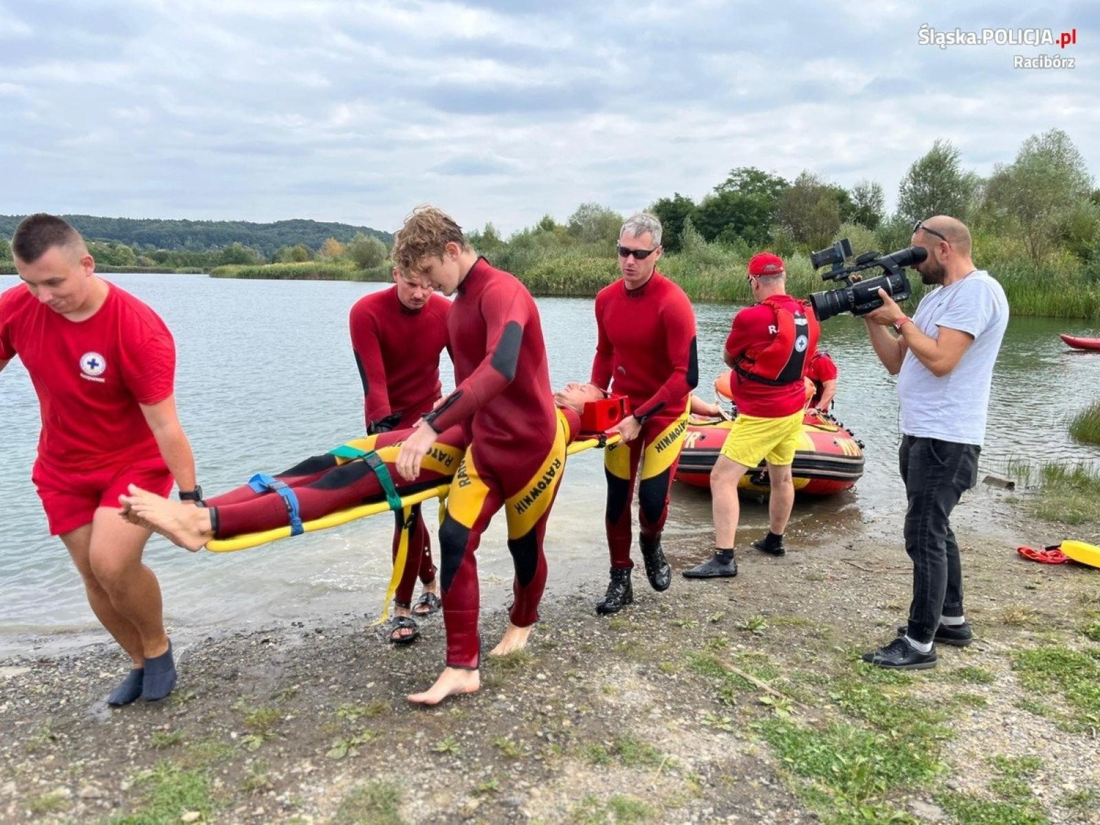 Zdjęcie w galerii na portalu naszraciborz.pl: Wspólne szkolenie policji, straży i WOPR [FOTO] wiadomości z regionu