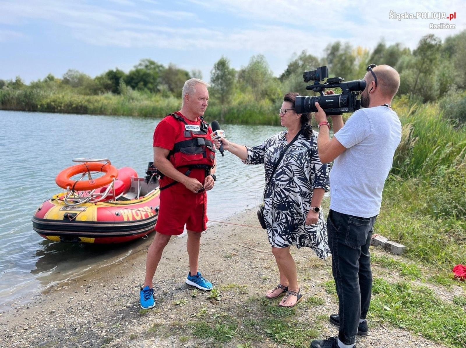 Zdjęcie w galerii na portalu naszraciborz.pl: Wspólne szkolenie policji, straży i WOPR [FOTO] wiadomości z regionu