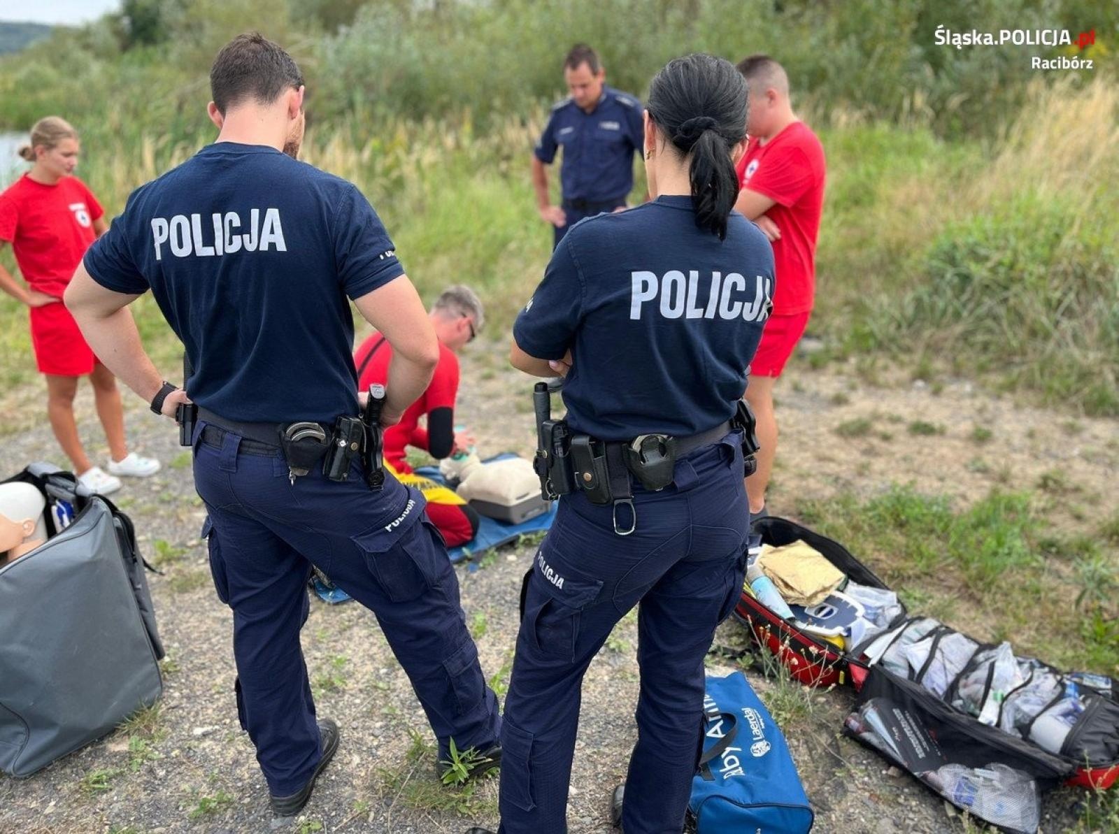 Zdjęcie w galerii na portalu naszraciborz.pl: Wspólne szkolenie policji, straży i WOPR [FOTO] wiadomości z regionu