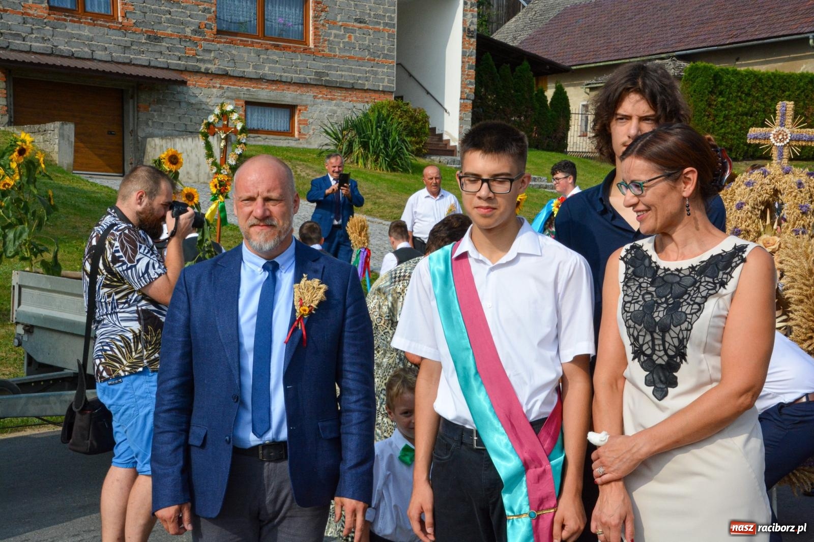 Zdjęcie w galerii na portalu naszraciborz.pl: Dożynki w parafii Łubowice. Gospodarzem Ligota Książęca wiadomości z regionu