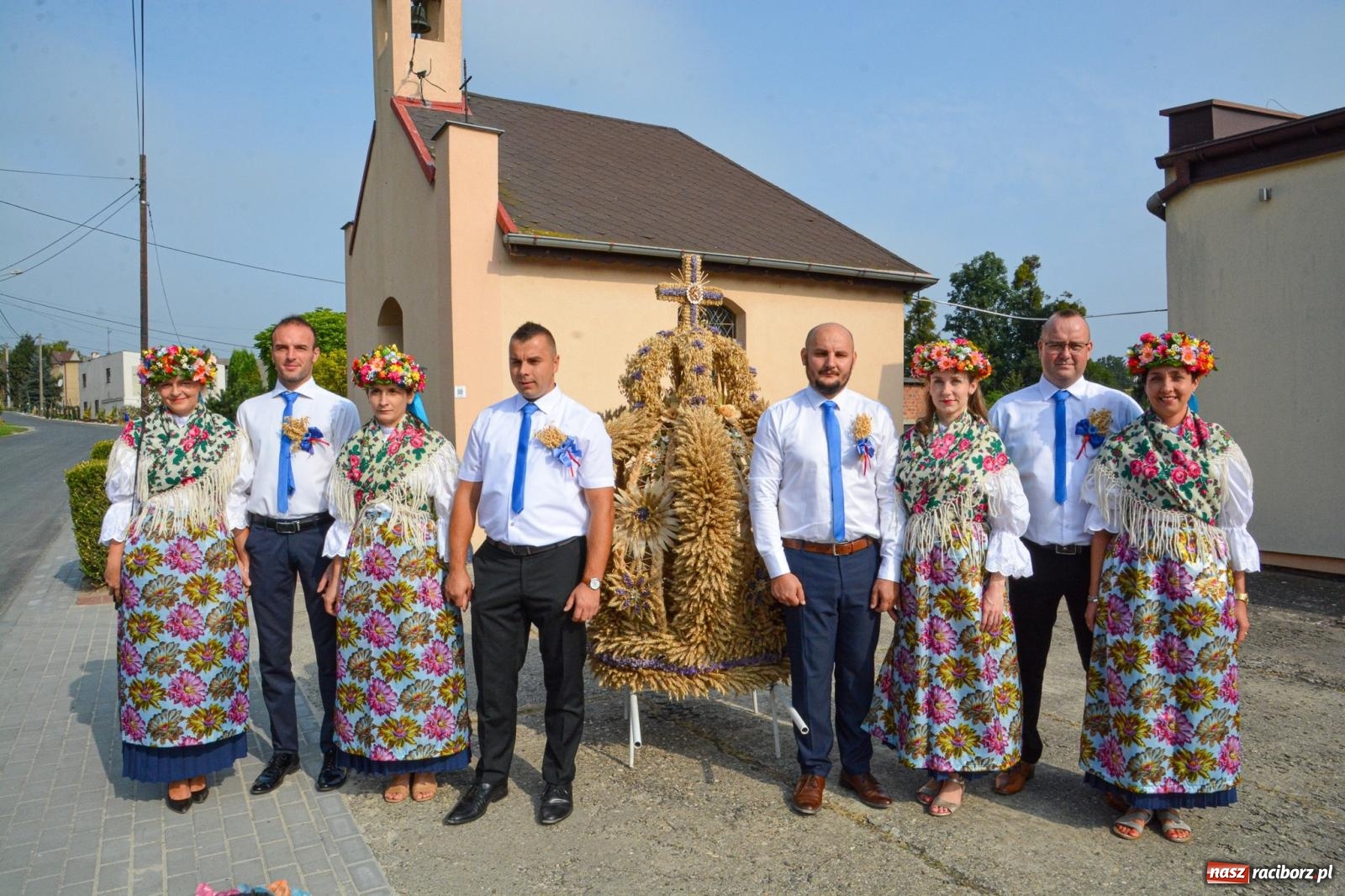 Zdjęcie w galerii na portalu naszraciborz.pl: Dożynki w parafii Łubowice. Gospodarzem Ligota Książęca wiadomości z regionu