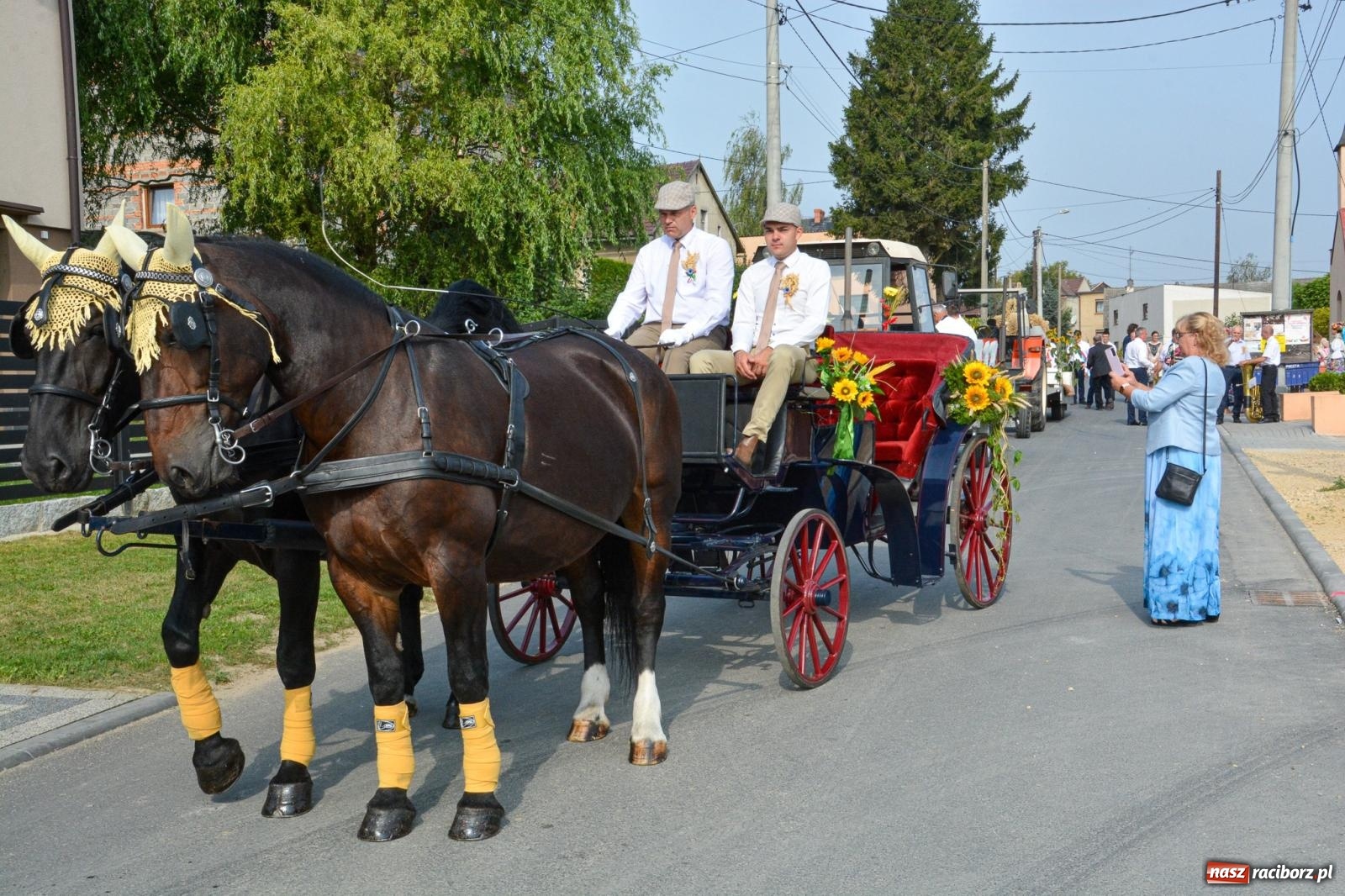 Zdjęcie w galerii na portalu naszraciborz.pl: Dożynki w parafii Łubowice. Gospodarzem Ligota Książęca wiadomości z regionu