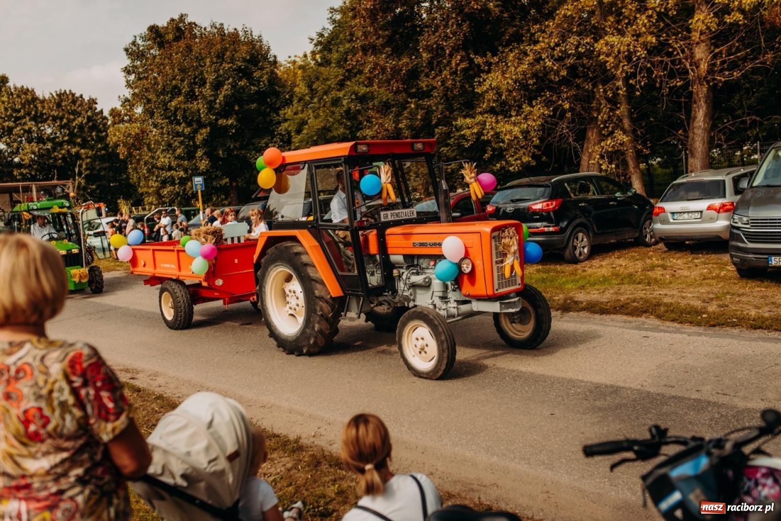 Zdjęcie w galerii na portalu naszraciborz.pl: Gmina Rudnik świętuje w Modzurowie: Przez wieś przejechał korowód maszyn wiadomości z regionu