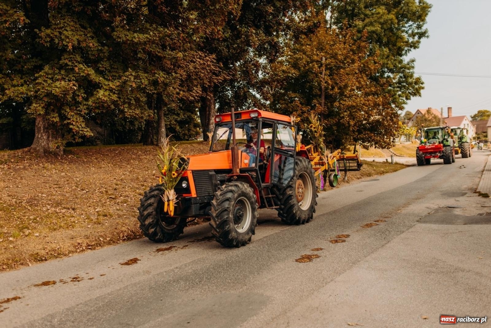 Zdjęcie w galerii na portalu naszraciborz.pl: Gmina Rudnik świętuje w Modzurowie: Przez wieś przejechał korowód maszyn wiadomości z regionu