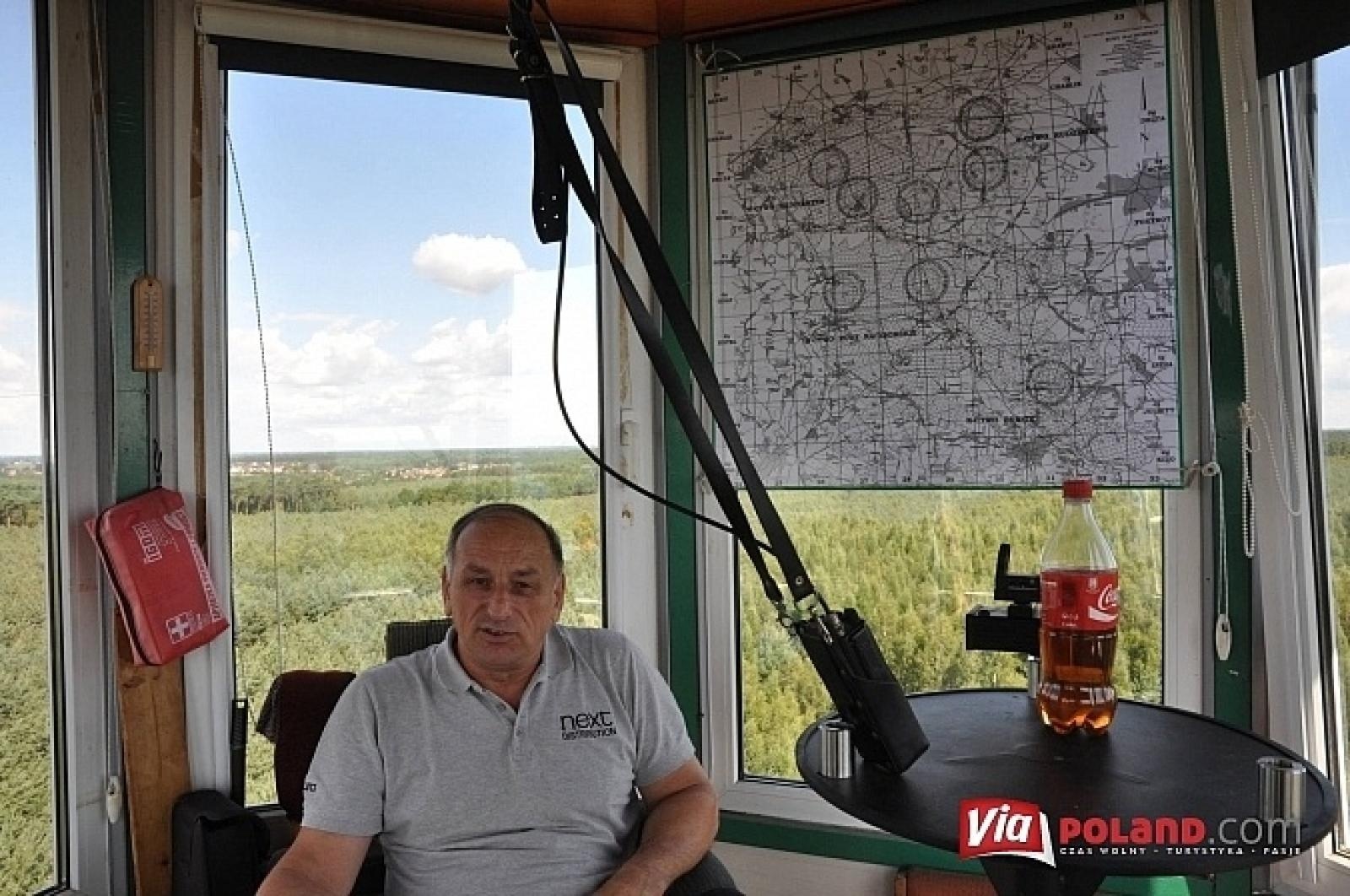 Zdjęcie w galerii na portalu naszraciborz.pl: Leśnicy z Rud pokazali jak wieże obserwacyjne precyzyjnie namierzają pożar wiadomości z regionu