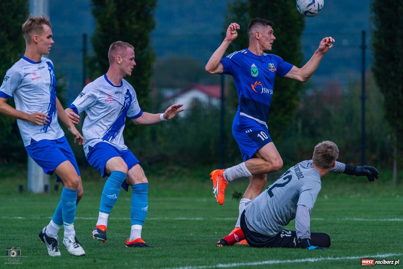 Zdjęcie w galerii na portalu naszraciborz.pl: Choć Granicy nie przekroczyli, to punkt zdobyli [FOTO i WIDEO] wiadomości z regionu