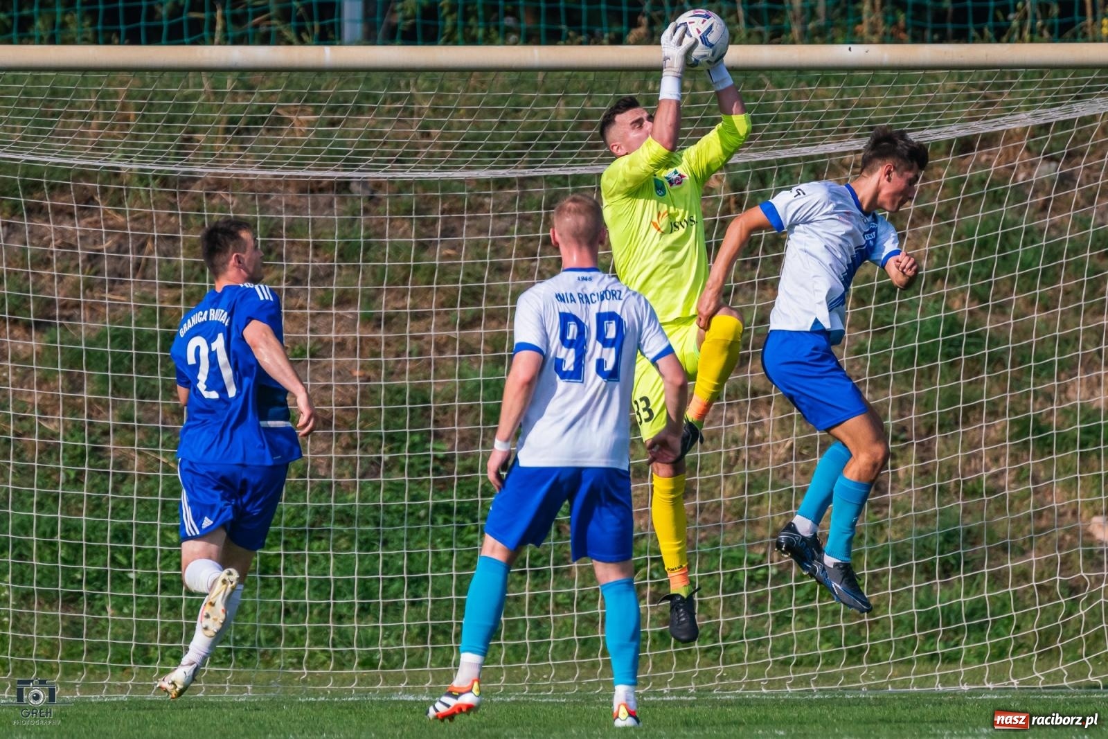 Zdjęcie w galerii na portalu naszraciborz.pl: Choć Granicy nie przekroczyli, to punkt zdobyli [FOTO i WIDEO] wiadomości z regionu
