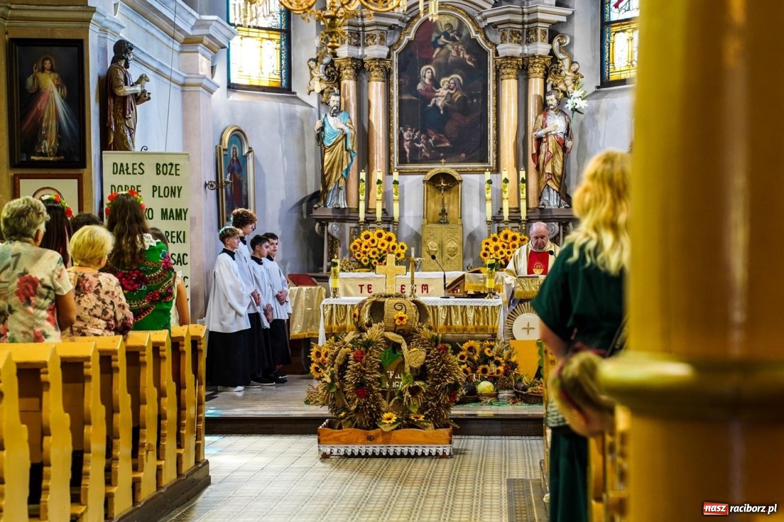 Zdjęcie w galerii na portalu naszraciborz.pl: Dożynki w parafii Gamów [FOTO] wiadomości z regionu