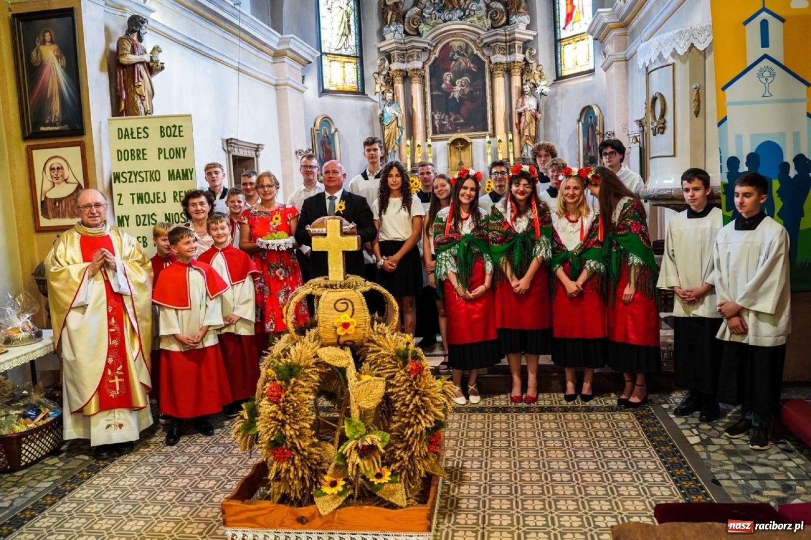 Zdjęcie w galerii na portalu naszraciborz.pl: Dożynki w parafii Gamów [FOTO] wiadomości z regionu