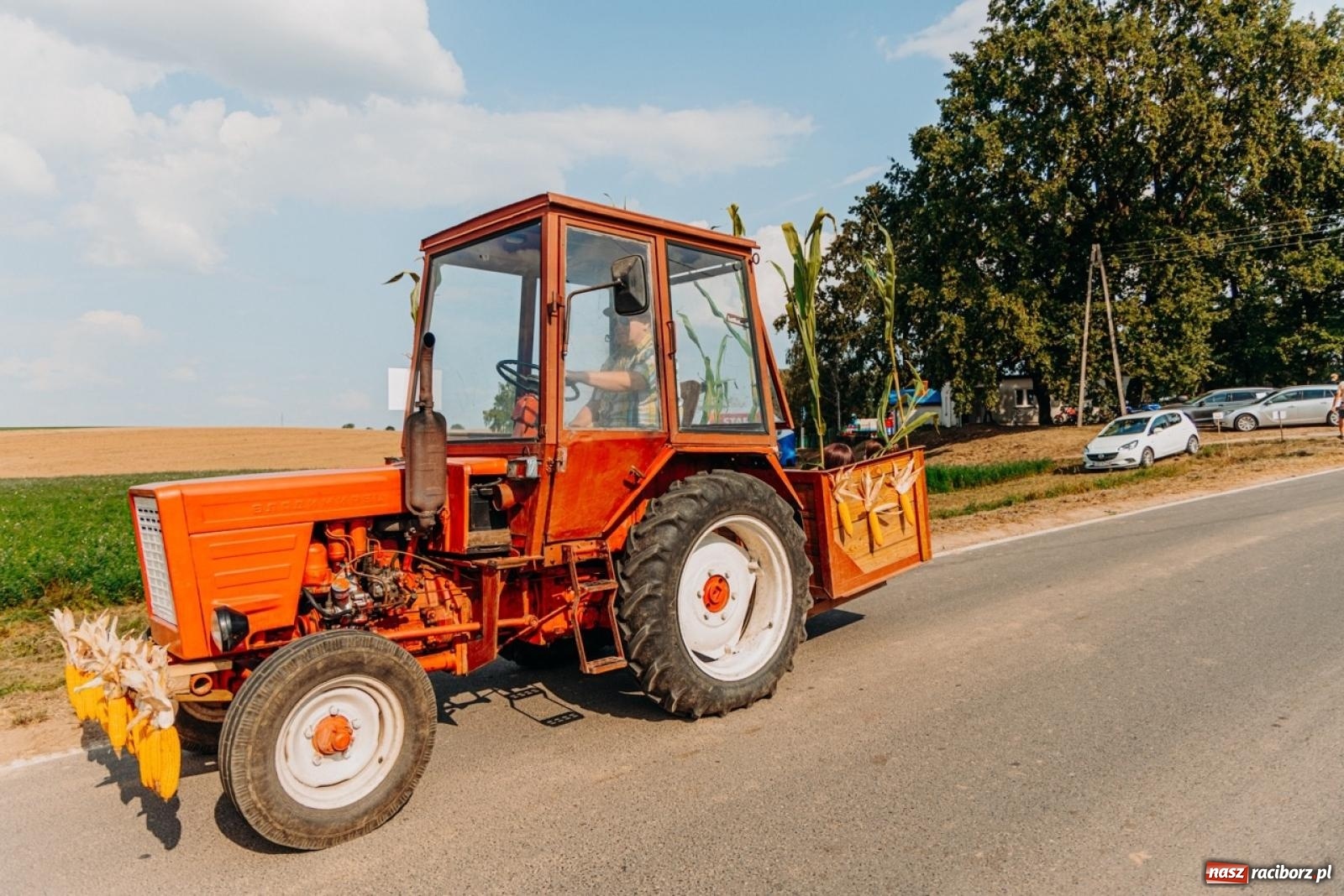 Zdjęcie w galerii na portalu naszraciborz.pl: Podróż w przeszłość mechanizacji rolnictwa. Dożynki sołecko-parafialne w Gamowie wiadomości z regionu