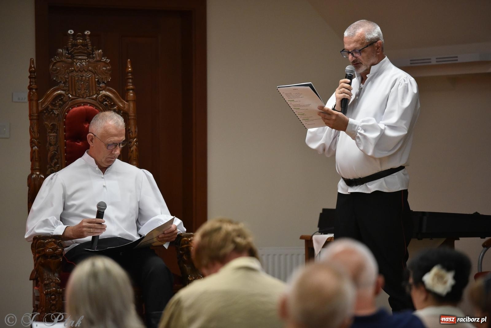 Zdjęcie w galerii na portalu naszraciborz.pl: Kordian bohaterem. Narodowe czytanie na Zamku Piastowskim wiadomości z regionu