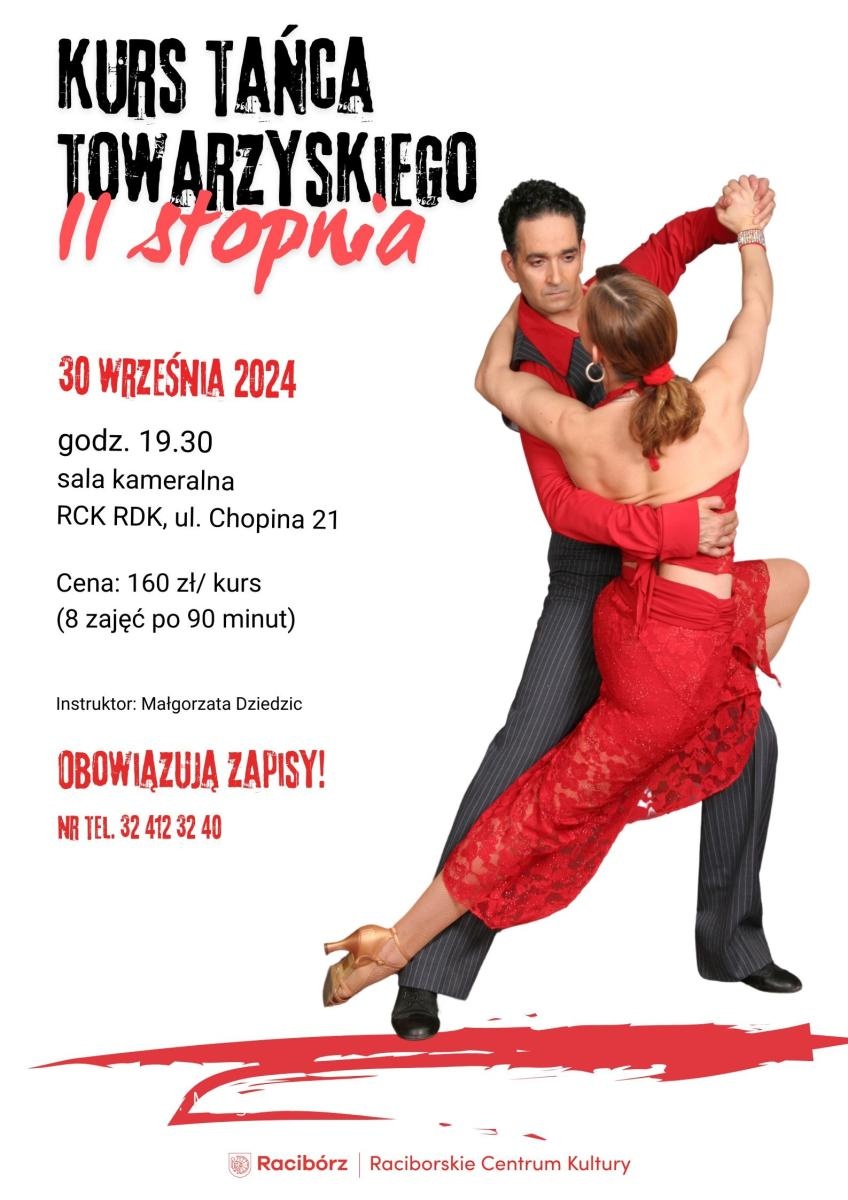Zdjęcie w galerii na portalu naszraciborz.pl: Ruszają zapisy na kurs tańca towarzyskiego I i II stopnia wiadomości z regionu