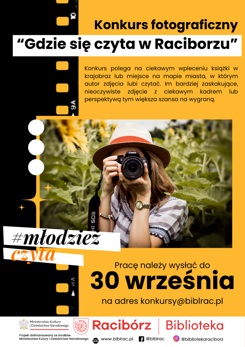 Zdjęcie w galerii na portalu naszraciborz.pl: Projekt #młodzieżczyta. Weź udział w nowym projekcie raciborskiej biblioteki wiadomości z regionu