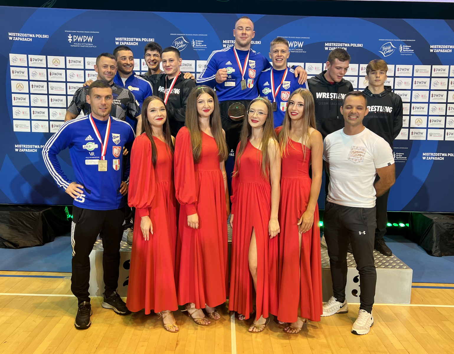 Zdjęcie w galerii na portalu naszraciborz.pl: Unici z trzema medalami Mistrzostw Polski Seniorów w zapasach wiadomości z regionu