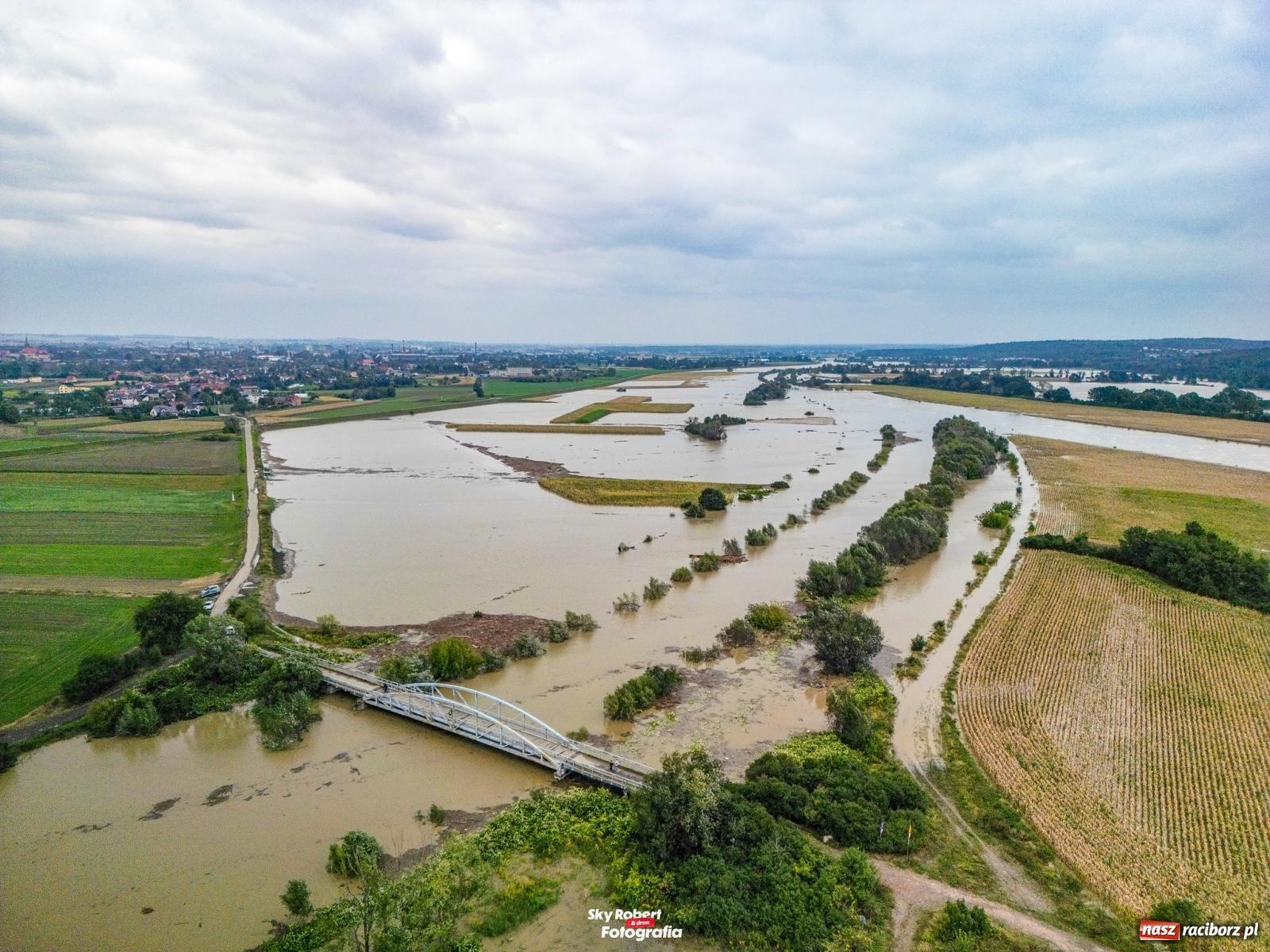 Zdjęcie w galerii na portalu naszraciborz.pl: Im więcej wody w zbiorniku, tym większy strach. Co przewidują scenariusze na najbliższe dni? wiadomości z regionu