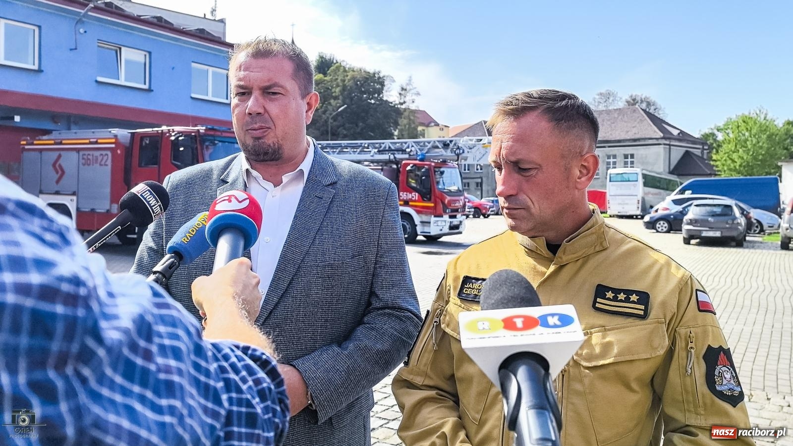 Zdjęcie w galerii na portalu naszraciborz.pl: Starosta i komendant uspokajają. Sytuacja w powiecie jest stabilna, nie ma mowy o ewakuacji [WIDEO] wiadomości z regionu