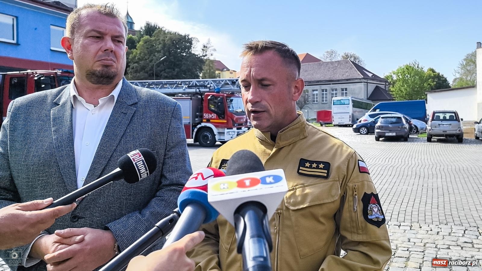 Zdjęcie w galerii na portalu naszraciborz.pl: Starosta i komendant uspokajają. Sytuacja w powiecie jest stabilna, nie ma mowy o ewakuacji [WIDEO] wiadomości z regionu