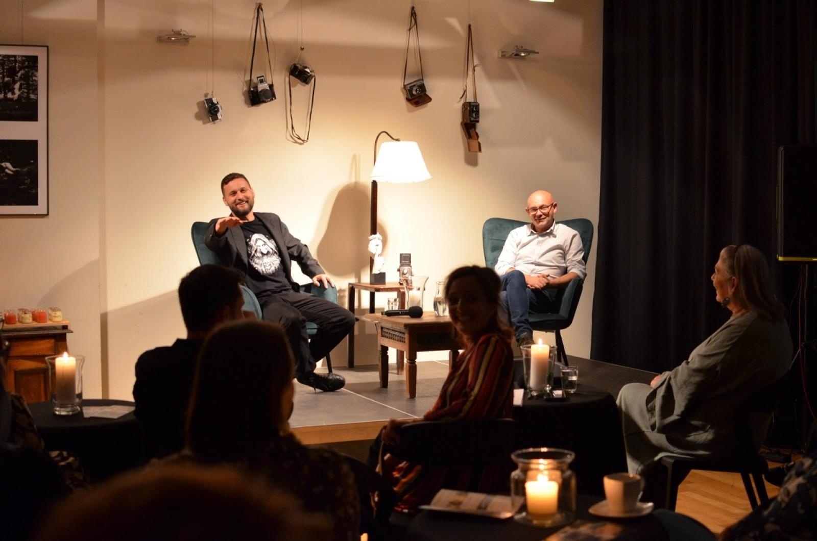 Zdjęcie w galerii na portalu naszraciborz.pl: W PUNKT. Spotkanie z Łukaszem Kałużą wiadomości z regionu