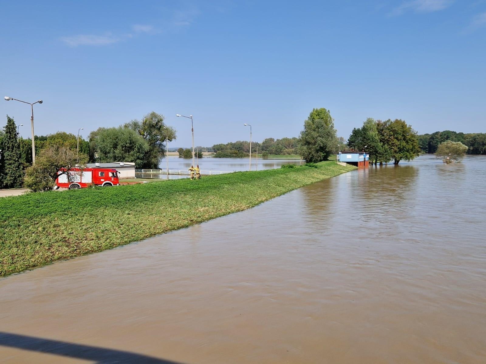 Zdjęcie w galerii na portalu naszraciborz.pl: Sytuacja powodziowa na terenie powiatu raciborskiego [18.09.2024] wiadomości z regionu