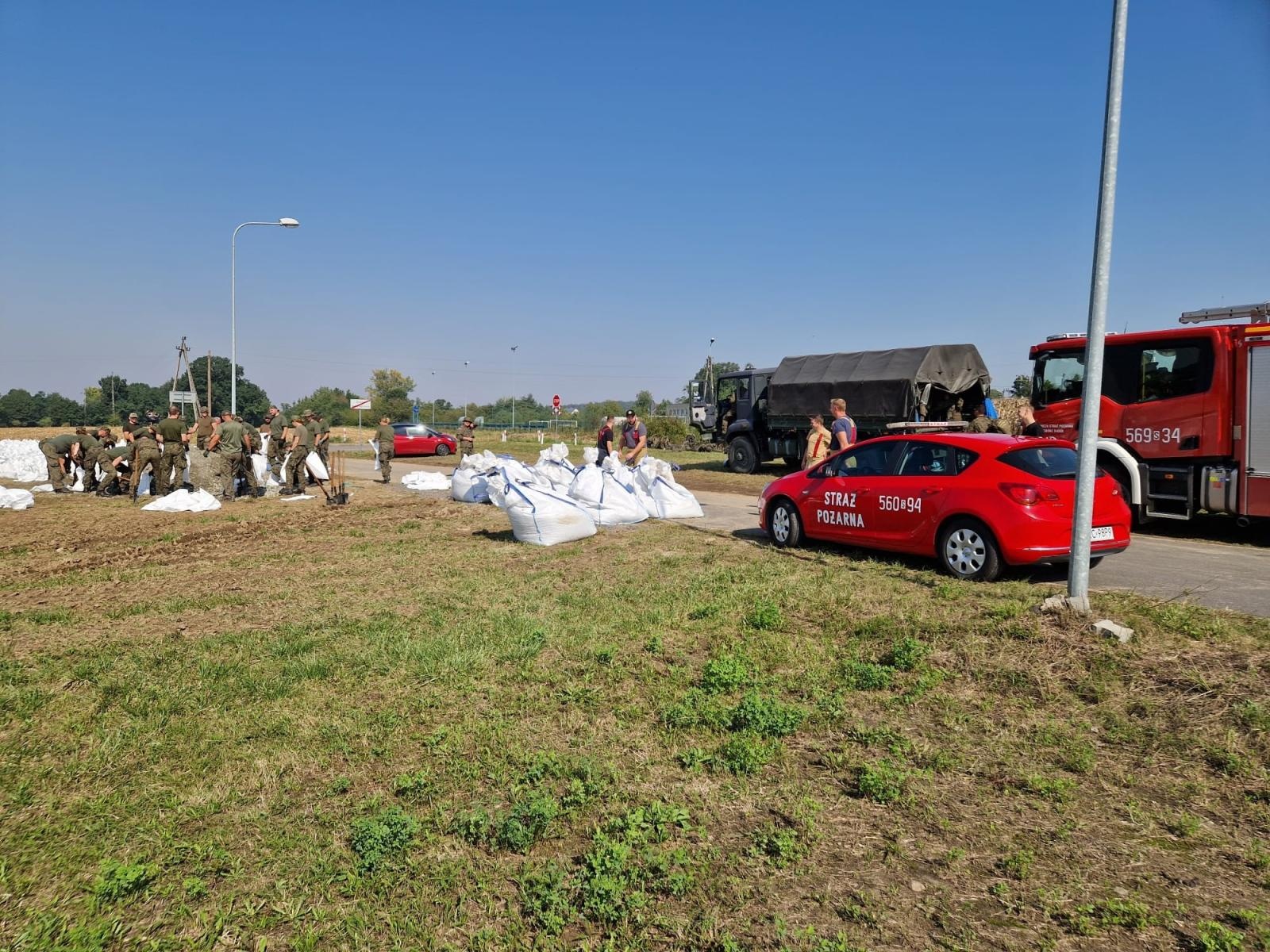 Zdjęcie w galerii na portalu naszraciborz.pl: Sytuacja powodziowa na terenie powiatu raciborskiego [18.09.2024] wiadomości z regionu