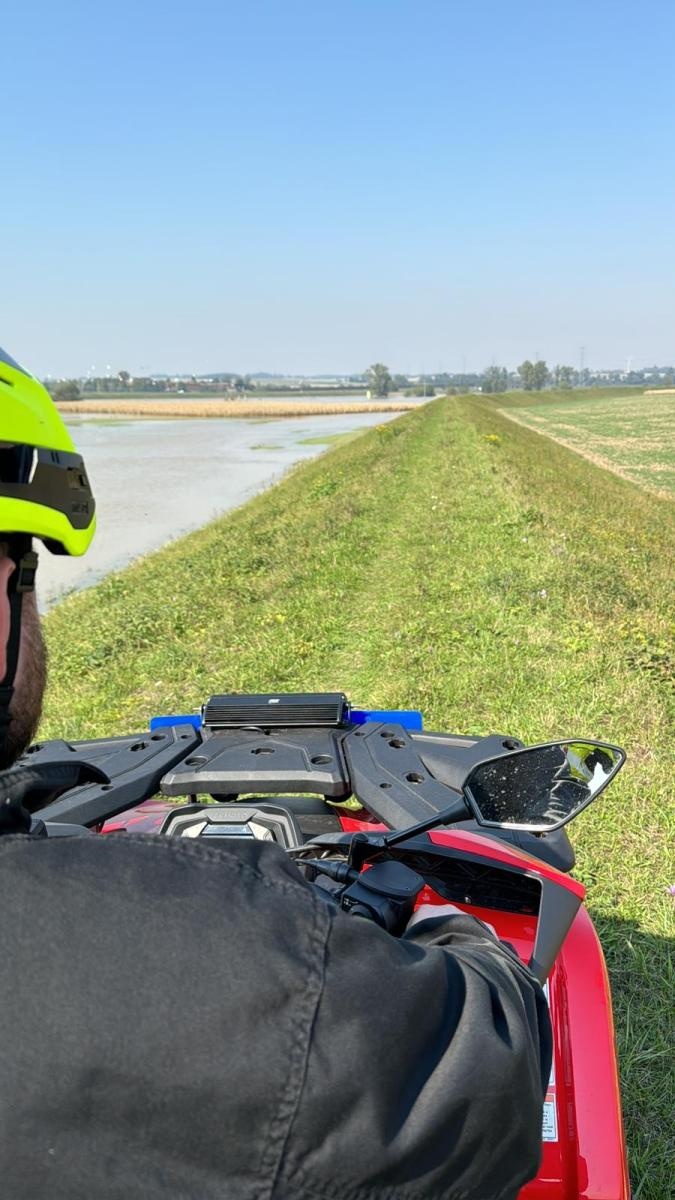 Zdjęcie w galerii na portalu naszraciborz.pl: Sytuacja powodziowa na terenie powiatu raciborskiego [18.09.2024] wiadomości z regionu