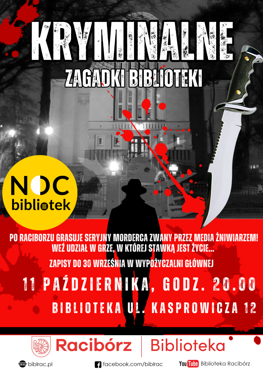 Zdjęcie w galerii na portalu naszraciborz.pl: Kryminalne zagadki biblioteki wiadomości z regionu