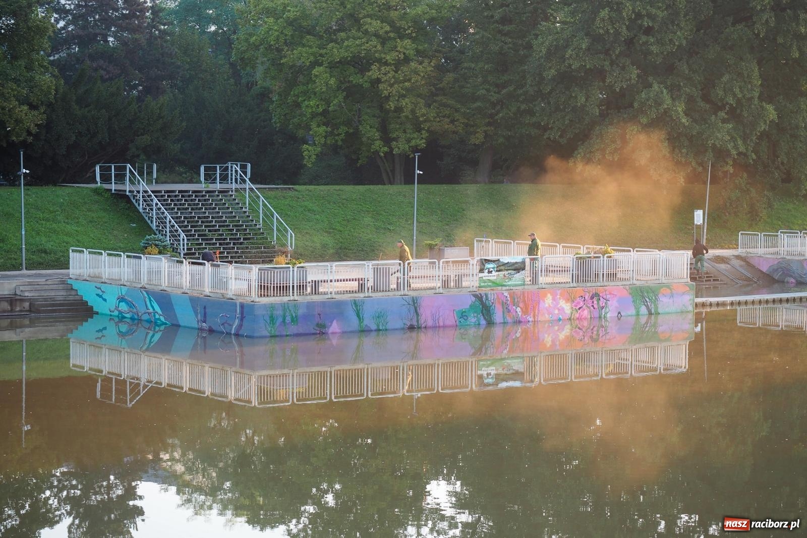 Zdjęcie w galerii na portalu naszraciborz.pl: Raciborskie bulwary po wielkiej wodzie [FOTO] wiadomości z regionu